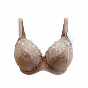Wacoal Beige Floral Lace Full Figure Bra Style 855237 NWT